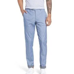 Ted Baker Volvek Blue Classic Fit Trousers -Size 30